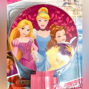 NEW! Disney PRINCESS LED Bedtime Wall Night Light